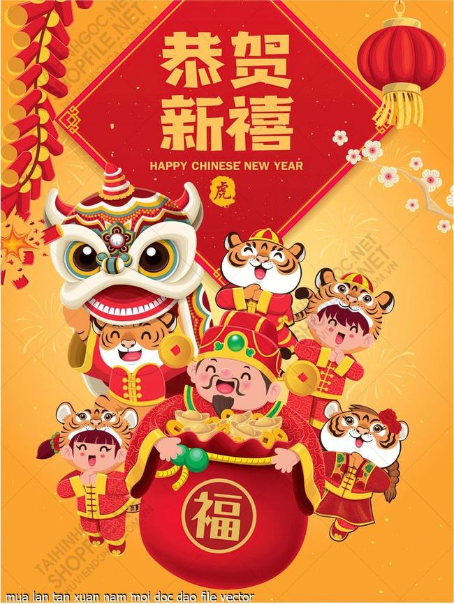 mua lan tan xuan nam moi doc dao file vector